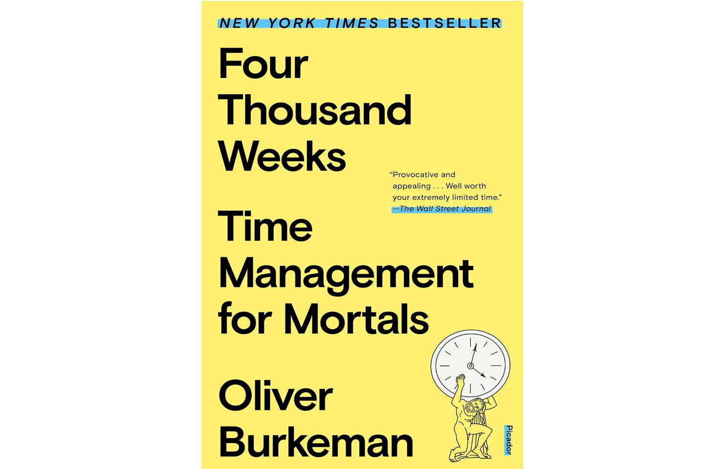Cover for book: Four Thousand Weeks, Tie Management for Mortals